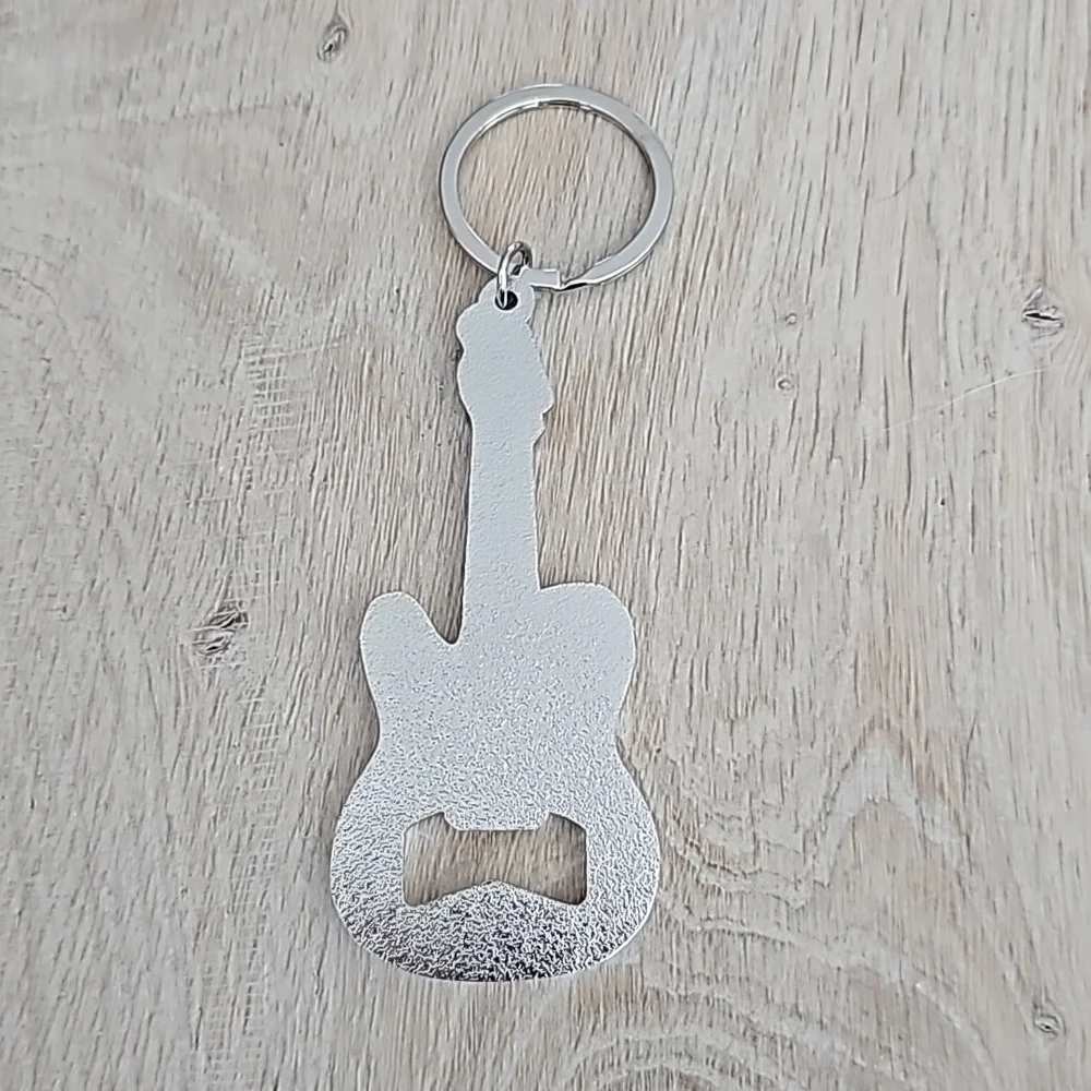 NWOT Jack Daniel's No 7 Guitar bottle opener Keychain